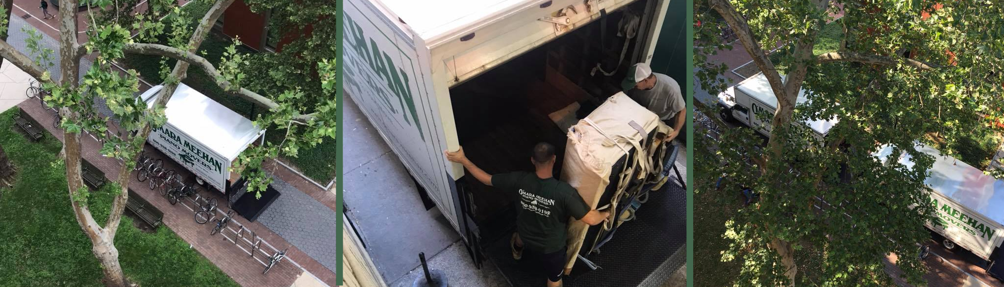 Piano delivery by O'Mara Meehan Truck