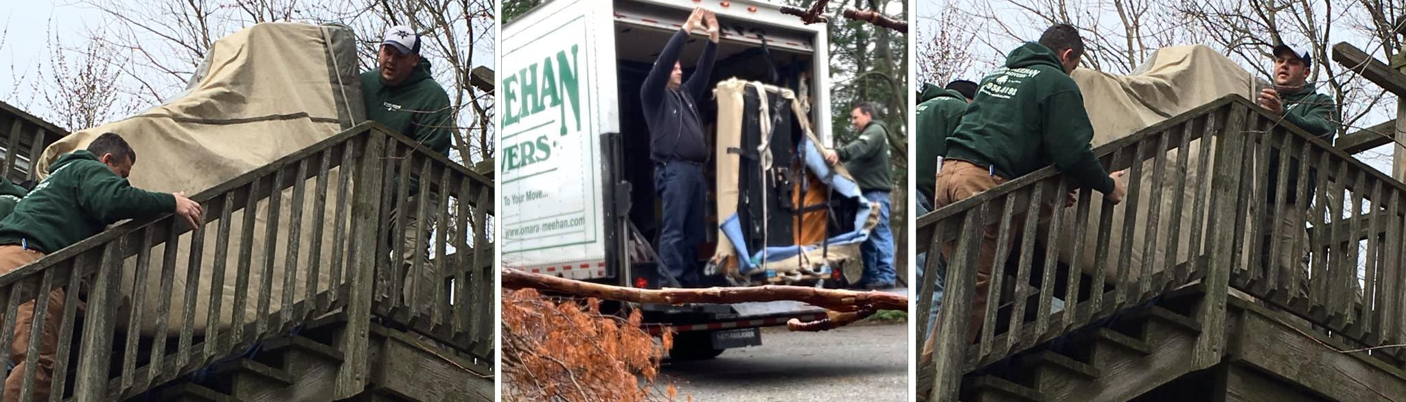 Piano delivery by O'Mara Meehan Truck